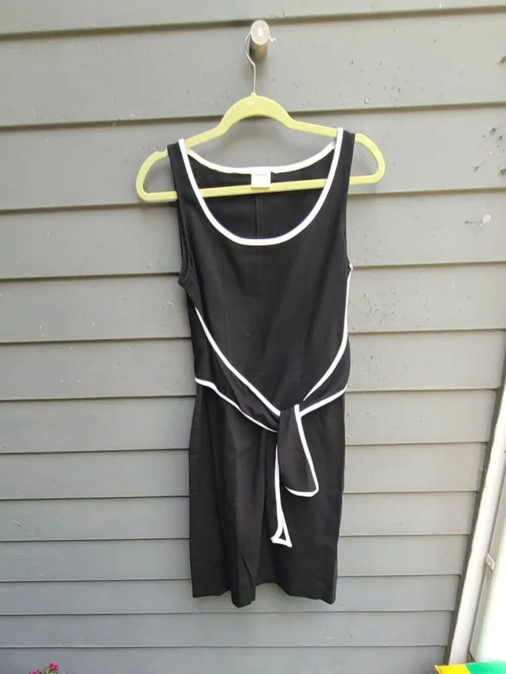 Real Clothes from Saks Black White Dress size 6